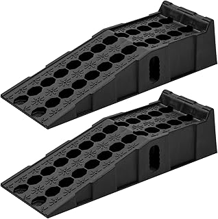 KATSU 2PCS Heavy Duty Plastic Garage Workshop Car Service Ramps (Standard V2)