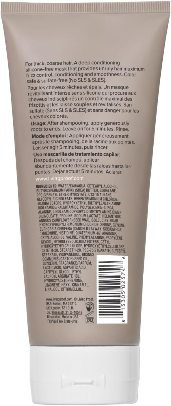 Living Proof Hair Mask Treatment | Reduces Breakage | Deeply Nourishes for Healthier Hair | Adds Smoothness & Shine | Paraben Free| Sulphate Free | Silicone Free | Vegan-1