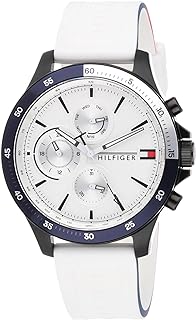 Tommy Hilfiger Analogue Multifunction Quartz Watch for Men with Stainless Steel or Silicone Bracelet