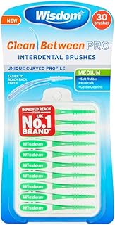 Wisdom Clean Between Pro Interdental Brushes Medium 30 Brushes