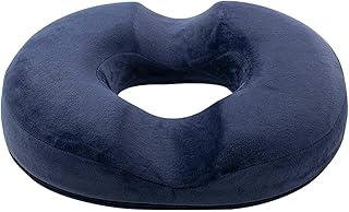 TRIXES Donut Cushion - Doughnut Ring for Back Support - Wedge Pillow - Coccyx Pain Relief - Haemorrhoids - Pregnancy - Maternity Pillow Sciatica