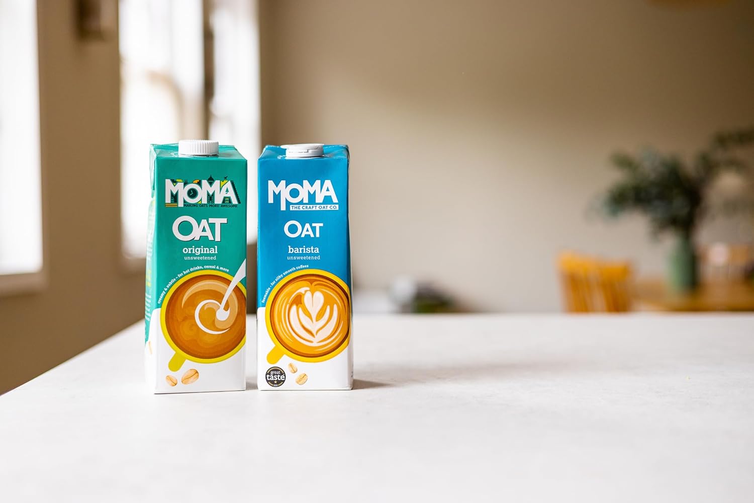 MOMA Original Oat Drink - 6 x 1L - 100% Plant Based Vegan - Made with the whole of the oat for added fibre & a delicious flavour - No Added Sugar-5