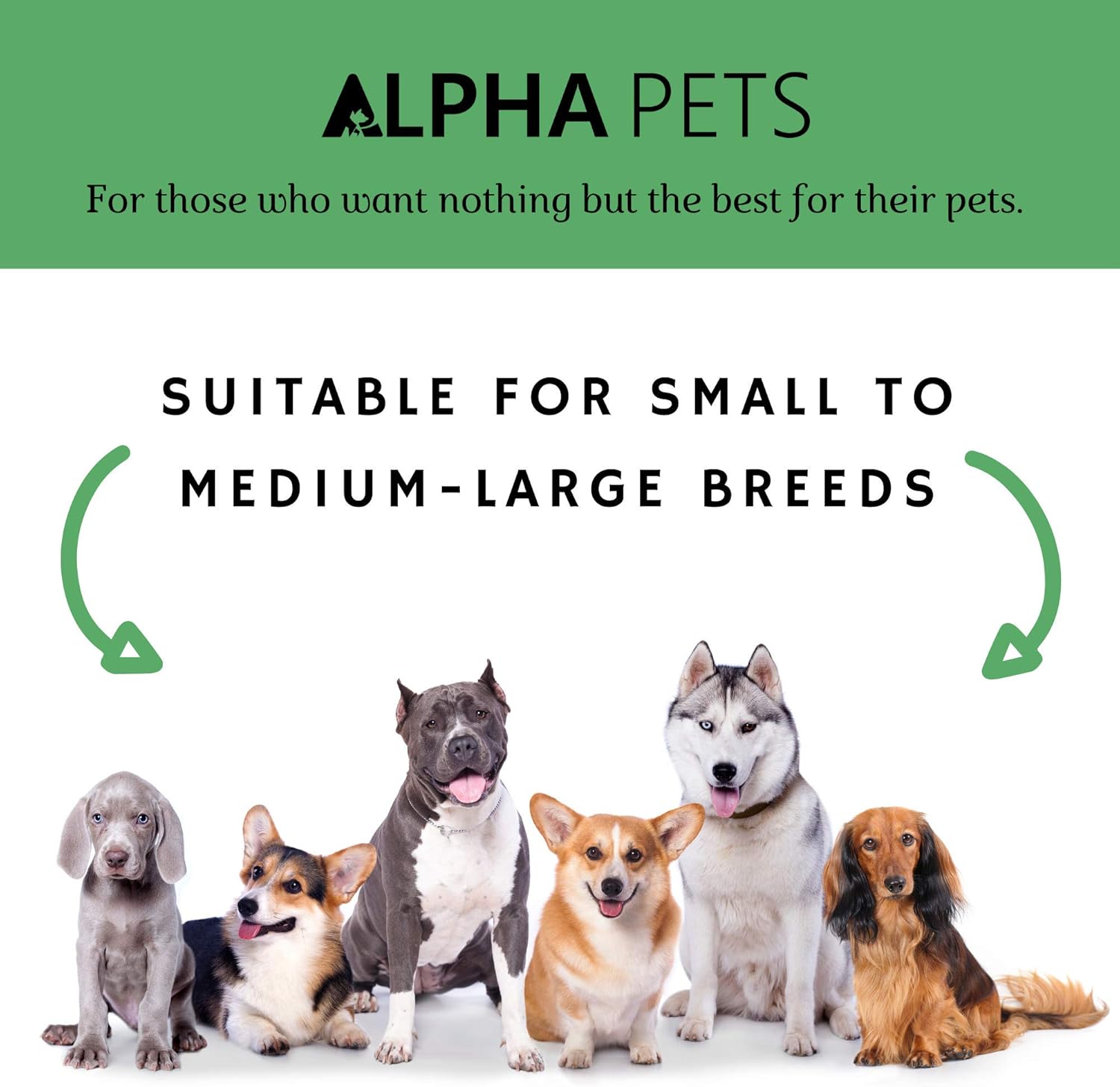 Alpha Pets Compostable Dog Poo Bags With Easy-Tie Handles - 320 Medium-Large Biodegradable Cornstarch Pet Waste Bags - 3 Month Supply With Dispenser Box-6