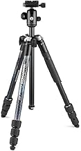 Manfrotto Element MII Camera Tripod, Travel Tripod in Aluminium with Ball Head and Carrying Bag, for Compact Cameras, CSC, DSLR, Photography Accessories for Content Creation and Vlogging