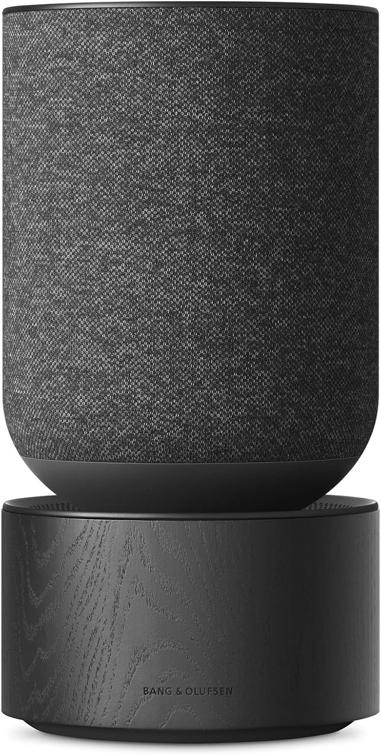 Bang & Olufsen Beosound Balance - Powerful WiFi and Bluetooth Home Speaker with 360 Degree Premium Sound, Design Awards Winner - Black Oak-0