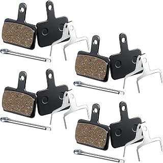 Zonon 4 Pairs Bicycle Disc Brake Pads and Spring Competible with Trp Tektro Shimano Deore