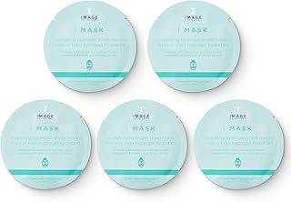 IMAGE Skincare, Hydrogel Sheet Mask 5pk Gift Set, I MASK Facial Hydrating Serum Mask, Hyaluronic Acid, Stocking Filler Pack of 5