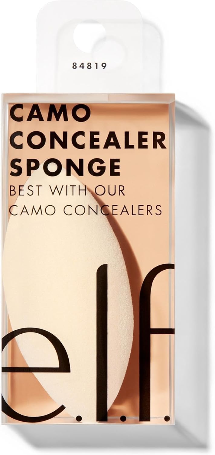 e.l.f, Camo Concealer Sponge, Soft, Dual-Pointed, Versatile, Washable, Reuseable, Easy To Use, Blends, Complements 16HR Camo Concealer, Wet or Dry Product-2