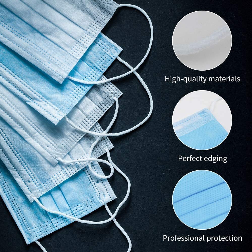 MXG Atos 50 Pcs Pack Disposable Surgical Face Masks 3 Ply - 3 Layers - 50pcs Sealed Bag-8