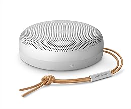 Bang & Olufsen Beosound A1 (2nd Gen) - Premium Wireless Portable IP67 Waterproof Bluetooth Speaker with 360 Degree Sound, Alexa Voice Assistant, Speakerphone, Up to 18 Hrs Playtime - Grey Mist