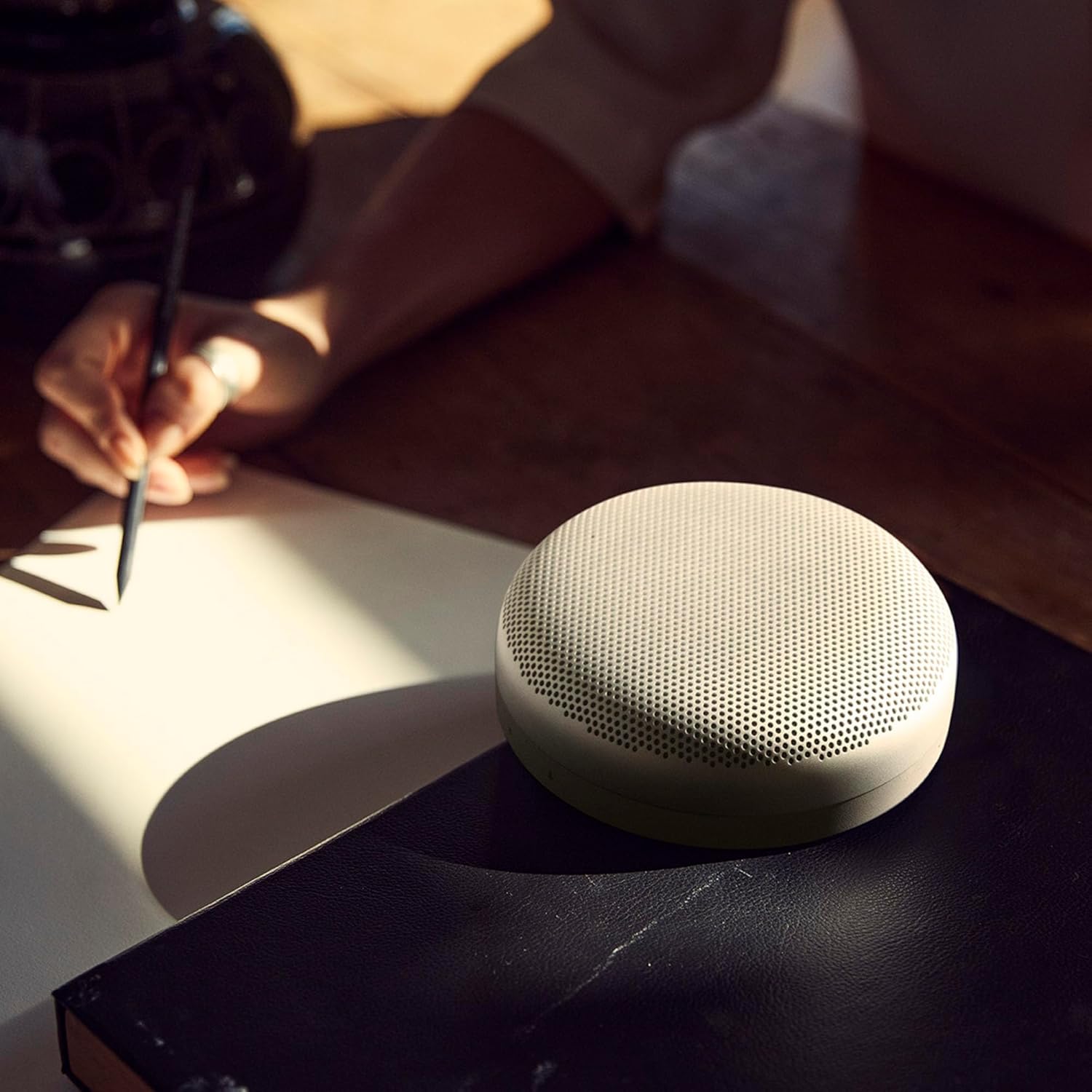 Bang & Olufsen Beosound A1 (2nd Gen) - Premium Wireless Portable IP67 Waterproof Bluetooth Speaker with 360 Degree Sound, Alexa Voice Assistant, Speakerphone, Up to 18 Hrs Playtime - Grey Mist-5