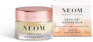 NEOM - Great Day Wonder Balm, 12g | Smoothing Moisture for Lips & Dry Skin | Wild Mint & Mandarin | Scent To Make You Happy