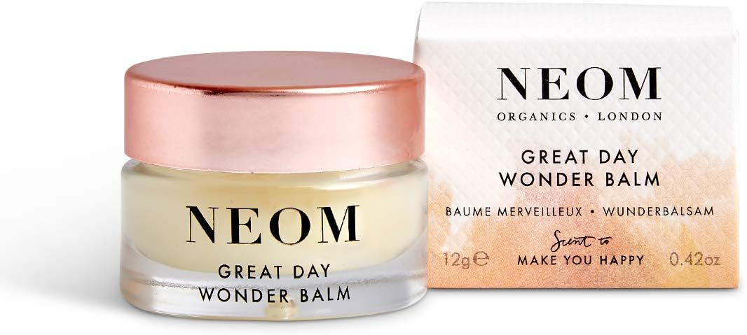 NEOM - Great Day Wonder Balm, 12g | Smoothing Moisture for Lips & Dry Skin | Wild Mint & Mandarin | Scent To Make You Happy-0