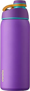 Owala Twist Stainless Steel Drinking Bottle with Screw Cap, 940 ml, Hint of Grape