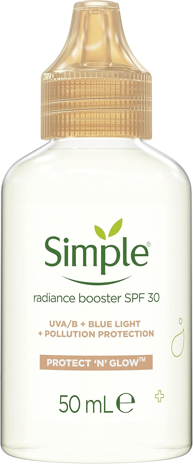 Simple Protect 'N' Glow Radiance Booster SPF 30 naturally preservative free moisturiser for dull & tired skin 50 ml-0