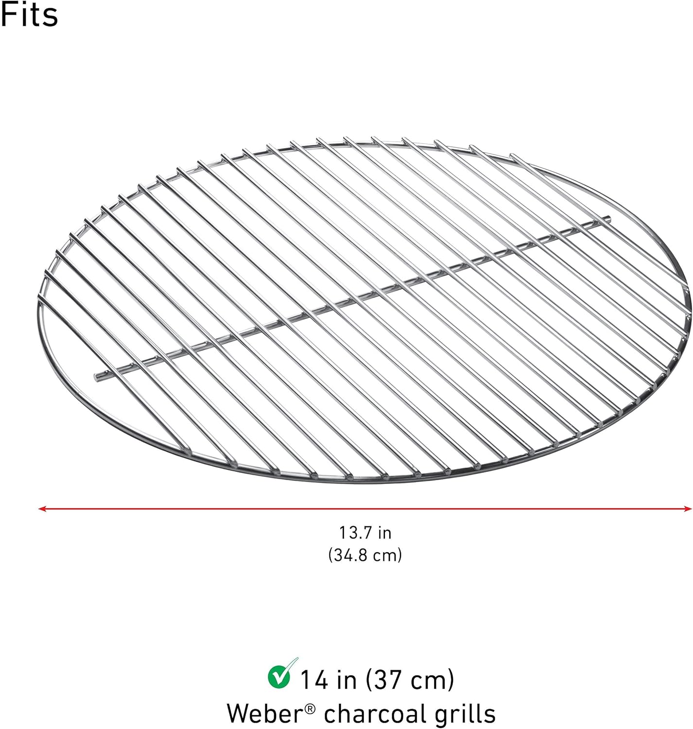 Denmay 34.8CM DIA Cooking Grill Grate 7431 for Weber Charcoal Grill 37CM DIA, Jumbo Joe, One-Touch, Smokey Mountain Smoker, Tuck-n-Carry Grills, Grills Replacement Parts-1