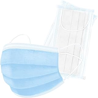 LOVE trends LT-50-PC Polypropylene 3-layer protective masks with ear hooks, blue, 50 pieces