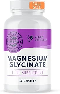 Vimergy Magnesium Glycinate Mineral Supplement – 90 Servings – Supports Energy & Reduces Fatigue – Tummy-Friendly Magnesium Supplement – Turmeric & Ginger – Gluten Free Non-GMO Keto/Paleo