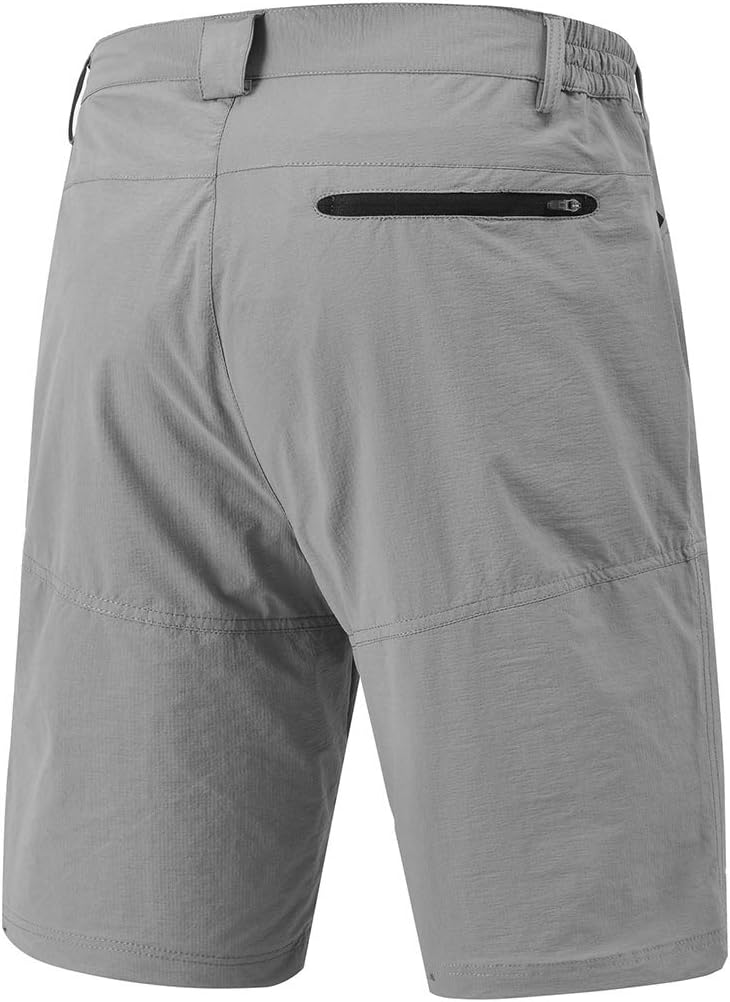 donhobo Mens Quick Dry Cargo Shorts Water Resistant Multi-Pockets Outdoor Walking Shorts Durable Fabric-6