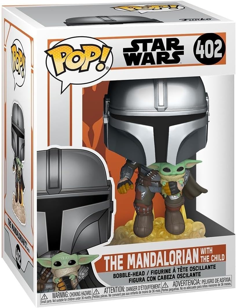 Funko POP! Star Wars: the Mandalorian - Mando Flying With Jet Pack - Collectable Vinyl Figure - Gift Idea - Official Merchandise - Toys for Kids & Adults - TV Fans - Model Figure for Collectors-0