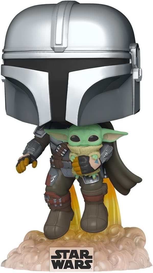 Funko POP! Star Wars: the Mandalorian - Mando Flying With Jet Pack - Collectable Vinyl Figure - Gift Idea - Official Merchandise - Toys for Kids & Adults - TV Fans - Model Figure for Collectors-1