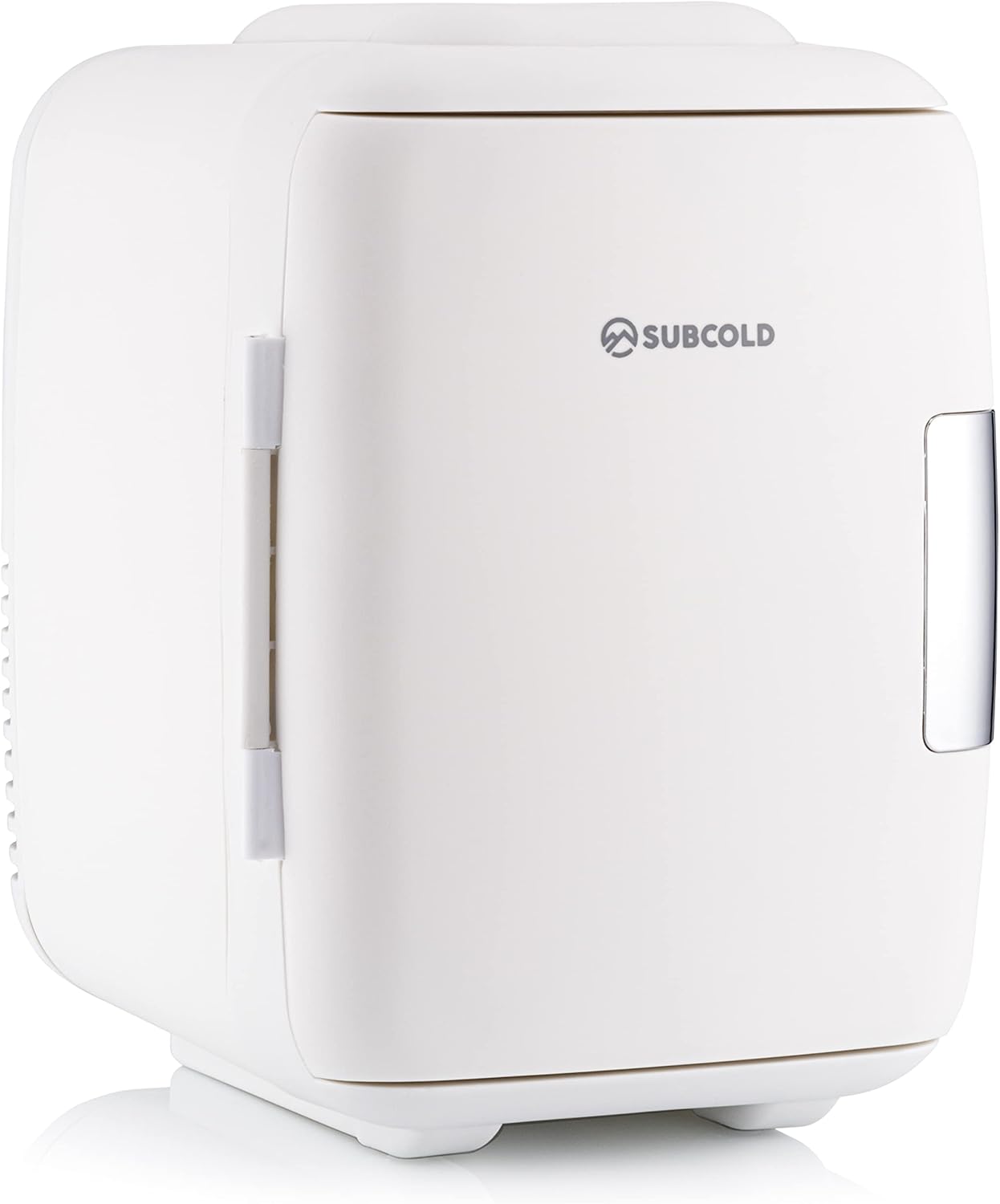 Subcold Classic4 Mini Fridge - Cooler & Warmer | 4 Litre/6 Cans | AC+USB | Portable Small Fridge for Skincare, Bedroom, Dorm, Car, Travel (White)-0