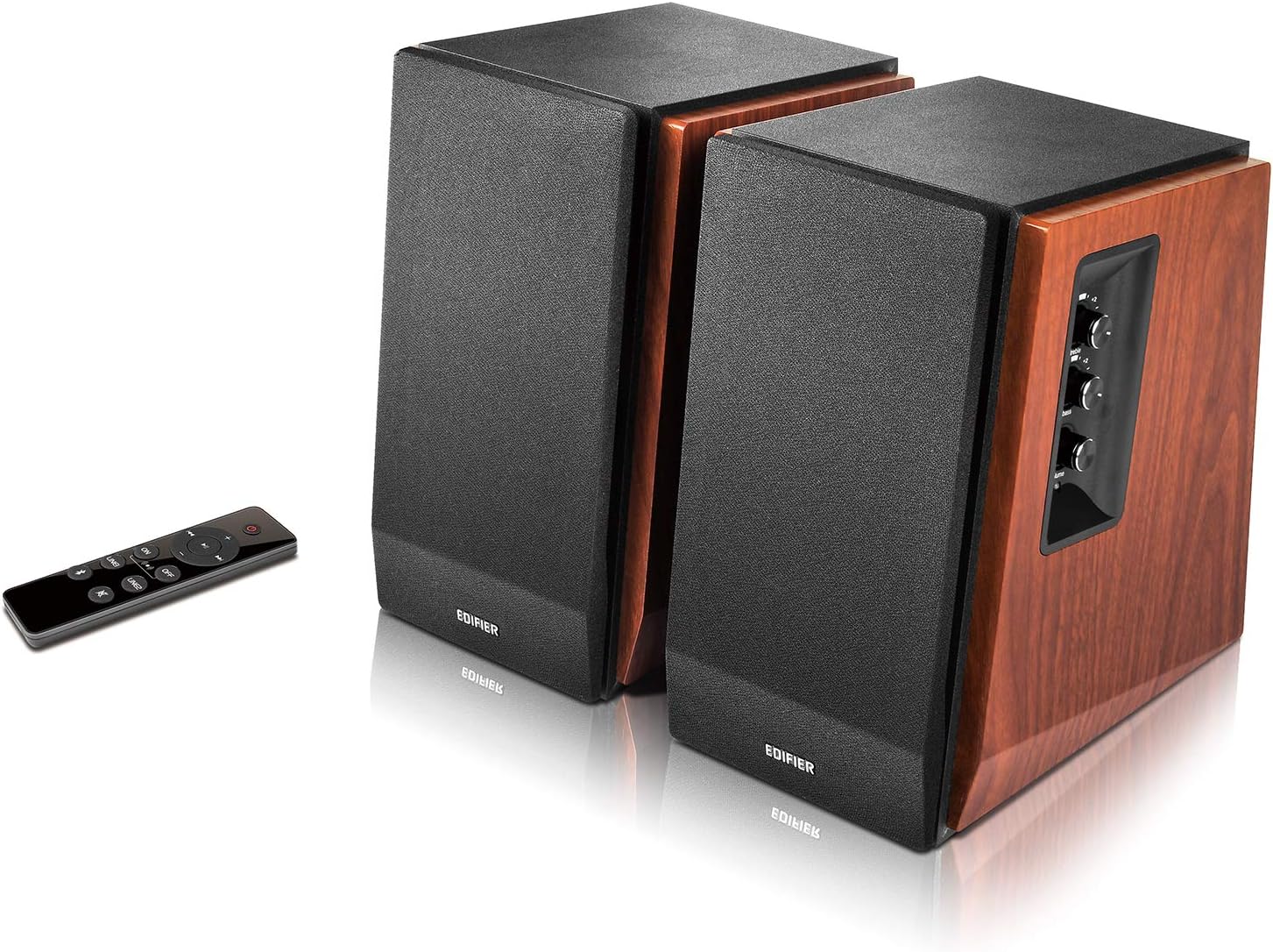 Edifier R1700BTs Active Bluetooth Bookshelf Speakers - 2.0 Wireless Near Field Studio Monitor Speaker - 66w RMS with Subwoofer Line Out - Wooden Enclosure-1