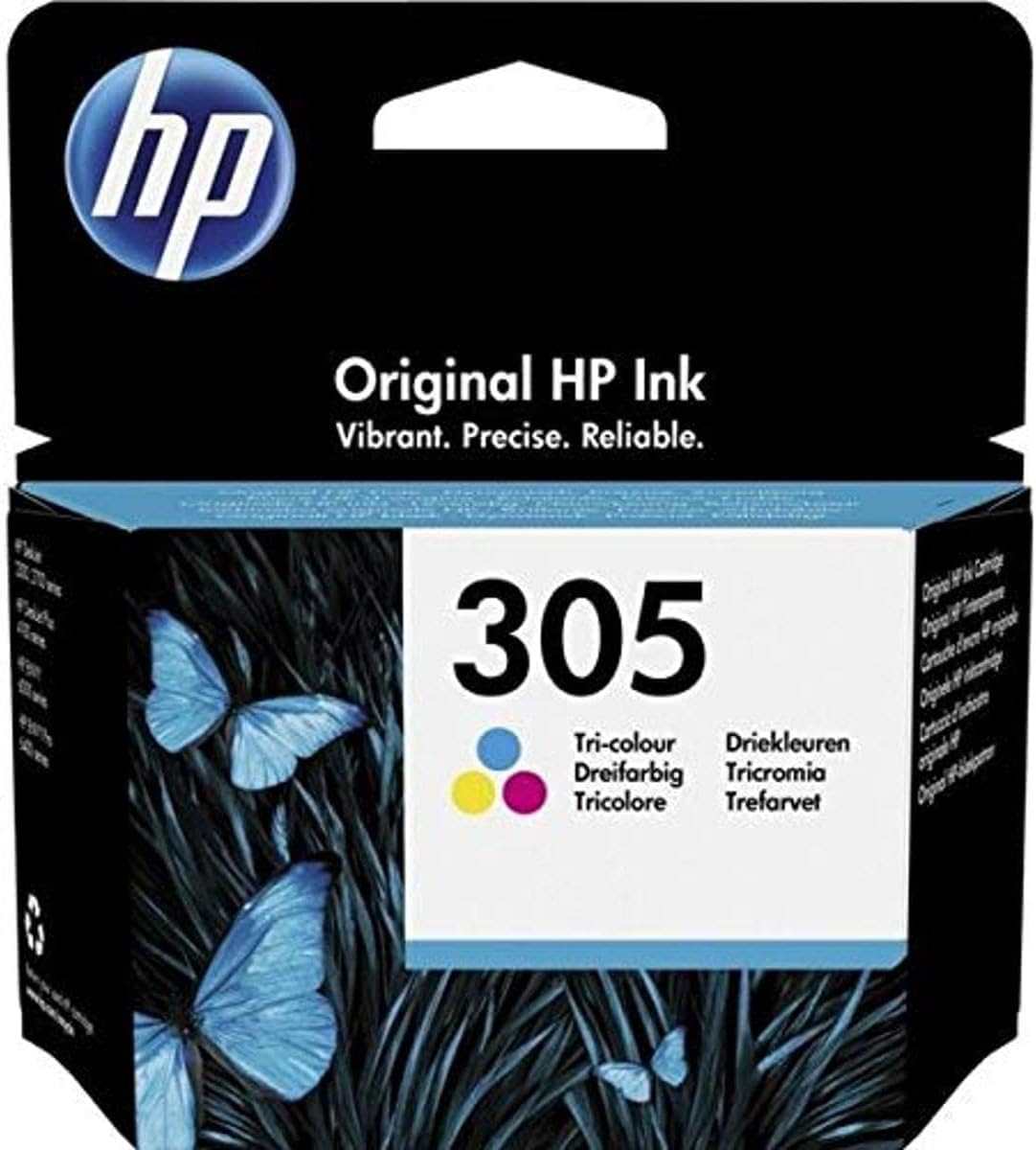 HP 305 3YM60AE Tricolor Original Ink Cartridge Compatible with HP DeskJet 2700, 2730, 4100, 4134, Envy Series 6020, 6030, 6420, 6430 Inkjet Printers-0