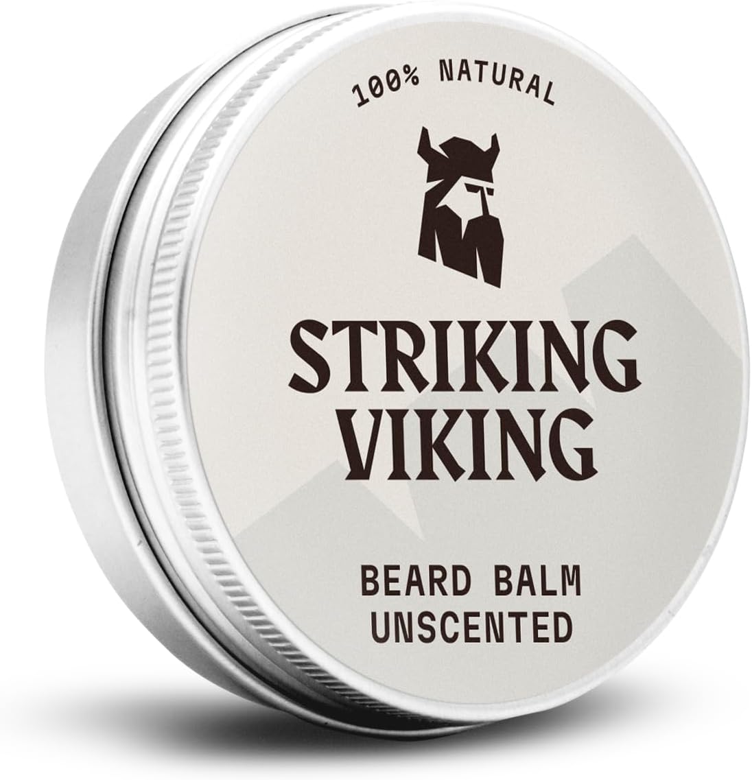 Striking Viking Beard Balm - Natural Mustache & Beard Conditioner Wax With Shea Butter Tea Tree Argan & Jojoba Oil - Unscented Beard Balm - Moustache Balm - Beard Styling Balm-0