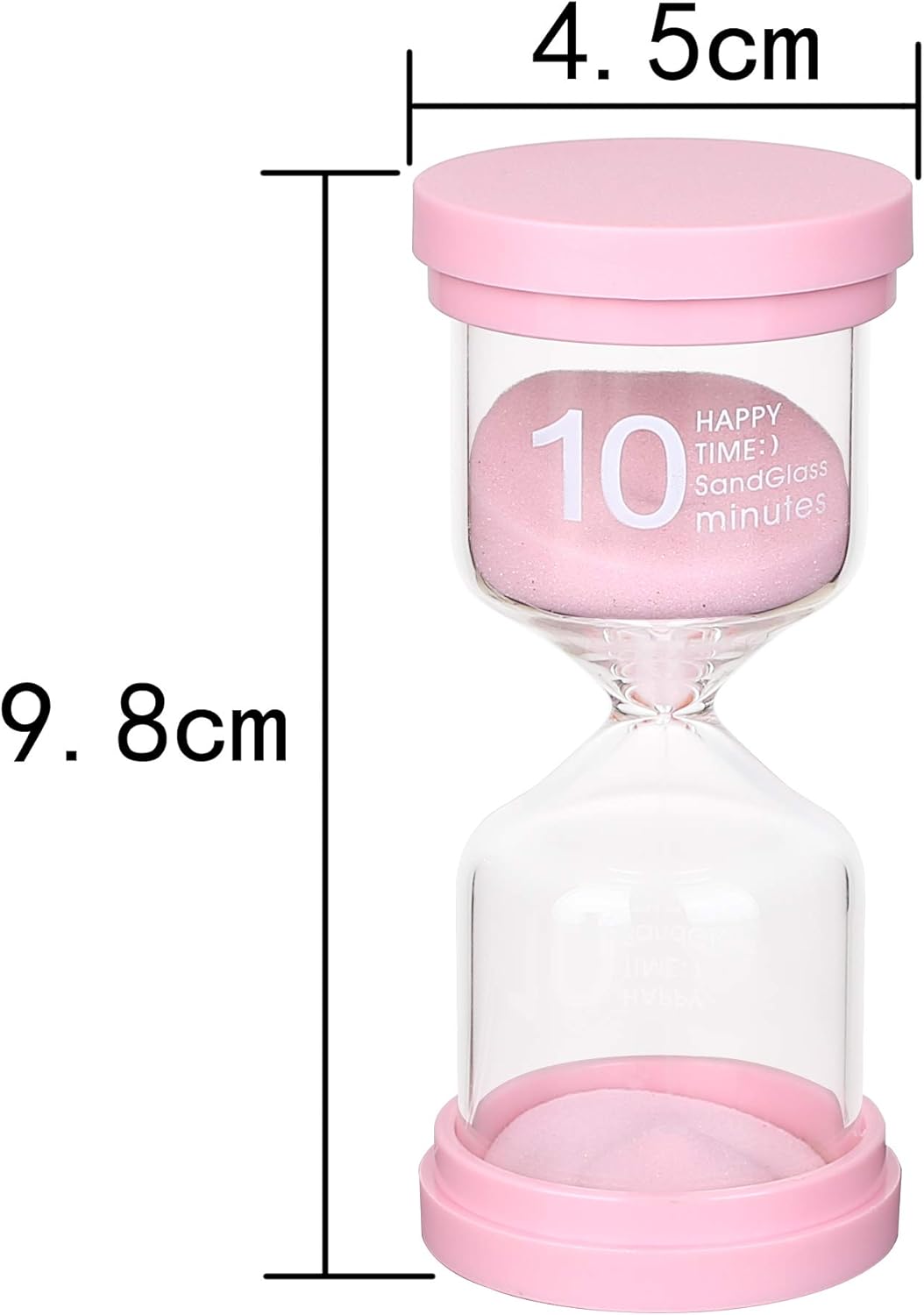 Toirxarn Multi-Color Sand Timers for Kids - Visual Time Management Hourglass Set 5/10/15/30 Min - Durable Educational Tool for Kitchen, Classroom & Home (Pack of 4)-1