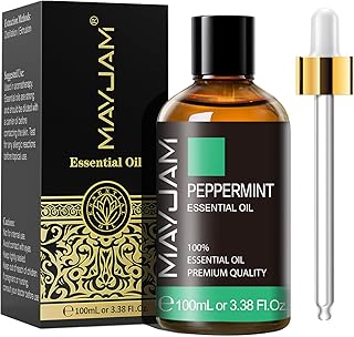 MAYJAM Peppermint Essential Oils 100ML, Peppermint Oil for Diffuser, Humidifier, DIY, Home, Office