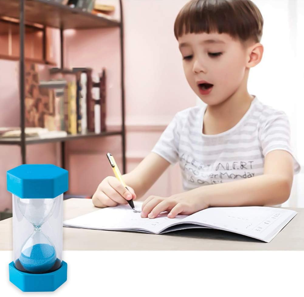 Hourglass Kids Hourglass Timer Hourglass Set Colorful Sand Clock Kitchen Timer Time Management Includes 1 Minute, 3, 5, 10, and 30 Minutes(5 Pieces)…-4