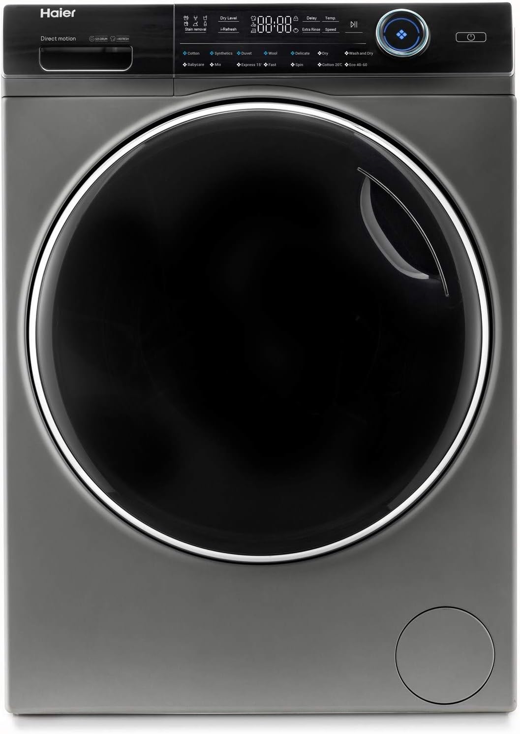 Haier / HWD80-B14979S / Freestanding Washer Dryer / 8KG/5KG Load/Direct Motion Motor/i-Refresh/ABT Antibacterial Technology/Graphite-0