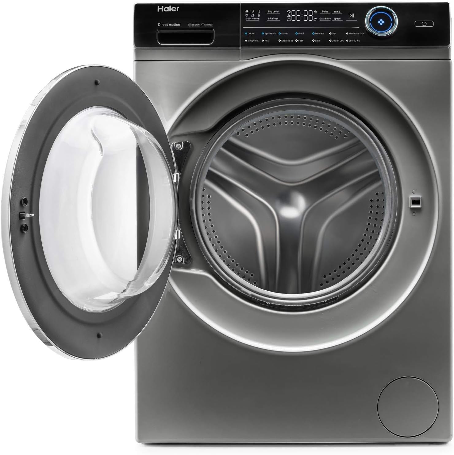 Haier / HWD80-B14979S / Freestanding Washer Dryer / 8KG/5KG Load/Direct Motion Motor/i-Refresh/ABT Antibacterial Technology/Graphite-1