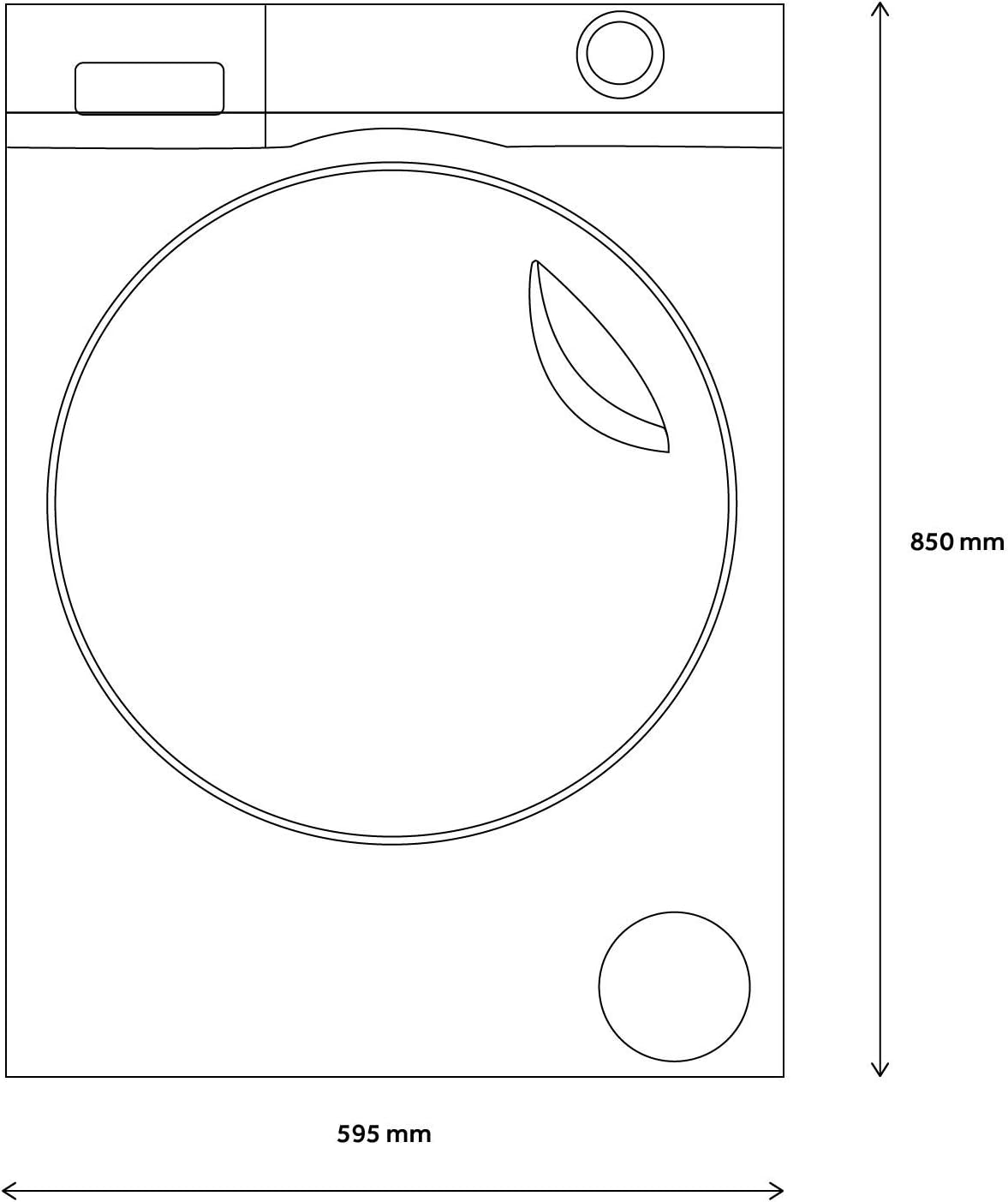 Haier / HWD80-B14979S / Freestanding Washer Dryer / 8KG/5KG Load/Direct Motion Motor/i-Refresh/ABT Antibacterial Technology/Graphite-2