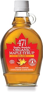 47° North Single Source Organic Canadian Maple Syrup Grade A (250g, Golden)