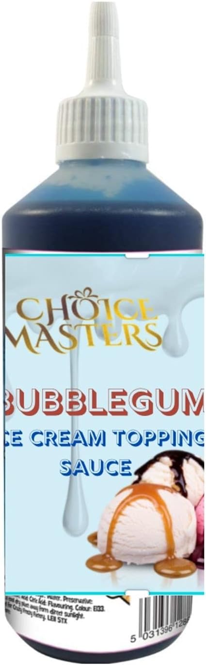 Bubblegum Ice Cream Flavouring Topping Sauce 660g For Pancake, Waffle and Ice Cream. Suitable for Vegetarians - Choice Masters-1