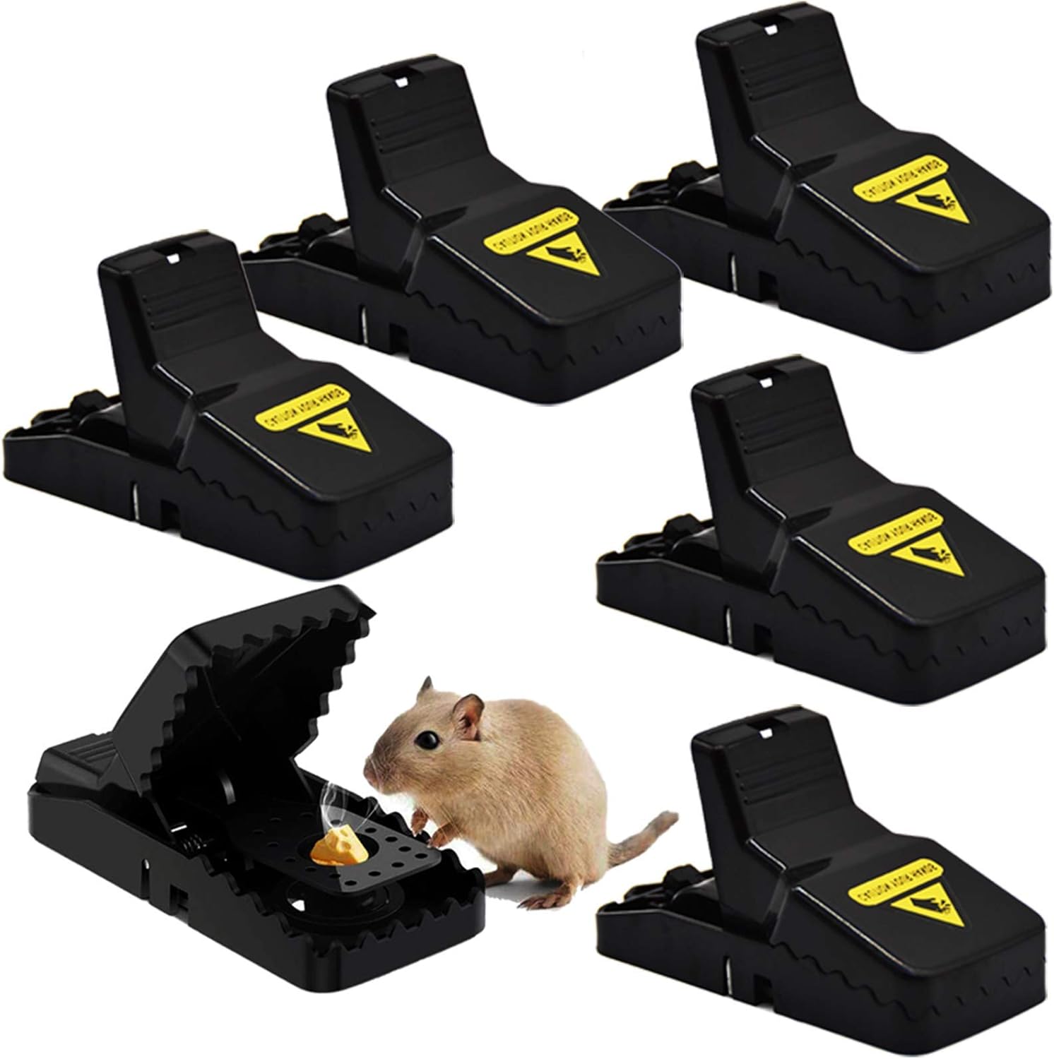 Mouse Traps Mice Traps, 6 Pack Mouse Traps For Indoors That Kill Instantly, Rodent Trap, Mice Kill Mouse Control-0