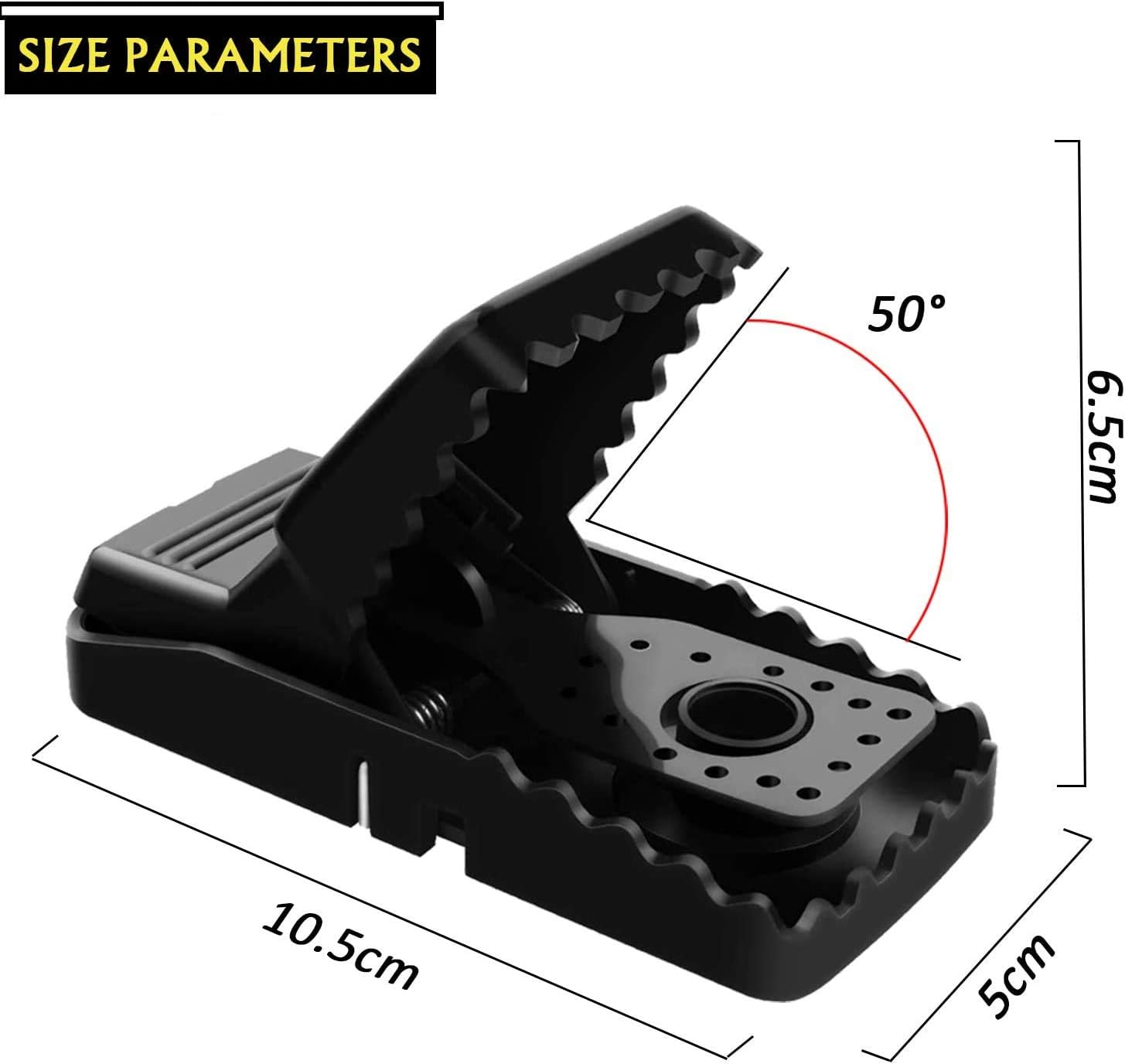 Mouse Traps Mice Traps, 6 Pack Mouse Traps For Indoors That Kill Instantly, Rodent Trap, Mice Kill Mouse Control-2