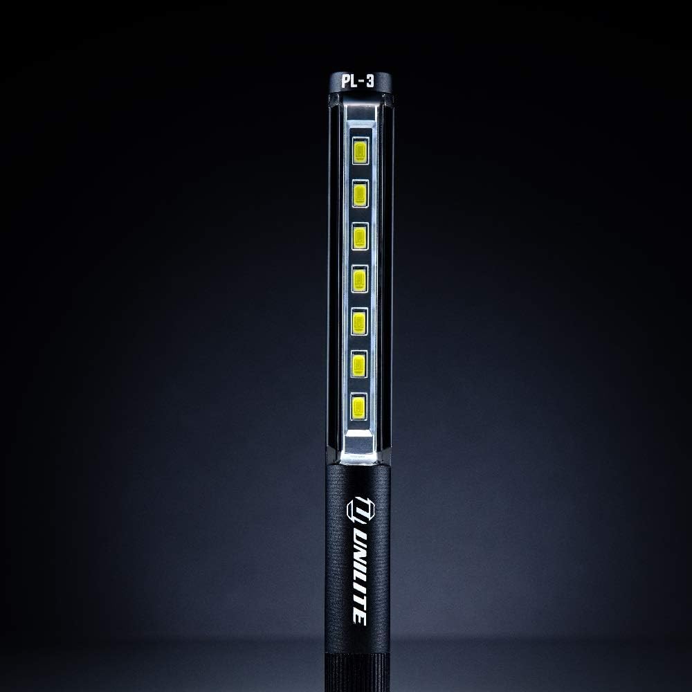 Unilite PL-3 High Grade LED Aluminium Pocket Inspection Light | 275 Lumen | Strong Magnetic Base | 3 x AAA Batteries (Included)-3