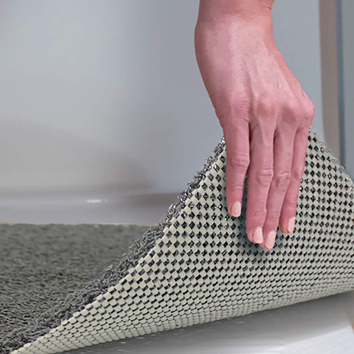 JML Hydro Wonder - Super-comfy shower mat that never stains or blocks your drains - Grey-3