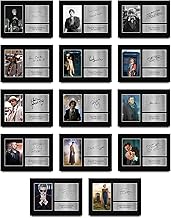 HWC Trading A4 All 14 Dr's Doctor Who Collection Complete Set Printed Signed Autograph Picture for TV Show Fans - A4