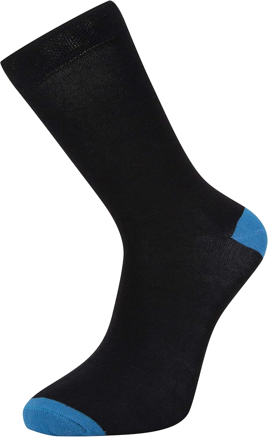 Cob Stallion- Black Socks for Men in Heel and Toe Style, Men’s Socks Multipack 6-11 UK, Pack of 6 and 12 Pairs-1