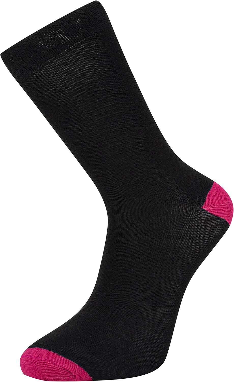 Cob Stallion- Black Socks for Men in Heel and Toe Style, Men’s Socks Multipack 6-11 UK, Pack of 6 and 12 Pairs-2