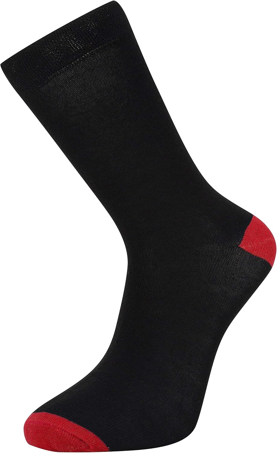 Cob Stallion- Black Socks for Men in Heel and Toe Style, Men’s Socks Multipack 6-11 UK, Pack of 6 and 12 Pairs-4