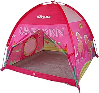 NARMAY® Play Tent Unicorn Dome Tent for Kids Indoor/Outdoor Fun - 121 x 121 x 101 cm