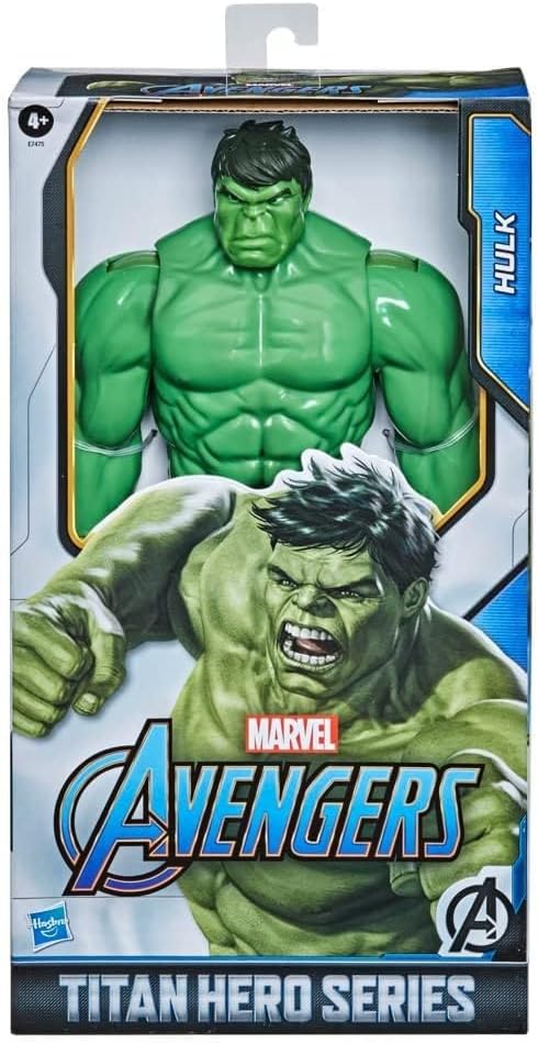 Marvel Avengers Titan Hero Series Blast Gear Deluxe Hulk Action Figure, 30-cm Toy, Inspired ByMarvel Comics, For Children Aged 4 And Up,Green-1