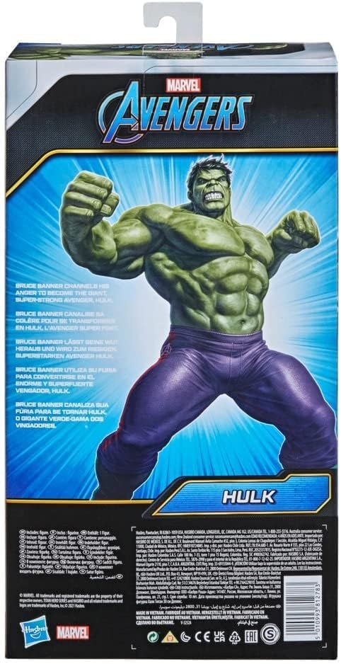 Marvel Avengers Titan Hero Series Blast Gear Deluxe Hulk Action Figure, 30-cm Toy, Inspired ByMarvel Comics, For Children Aged 4 And Up,Green-3