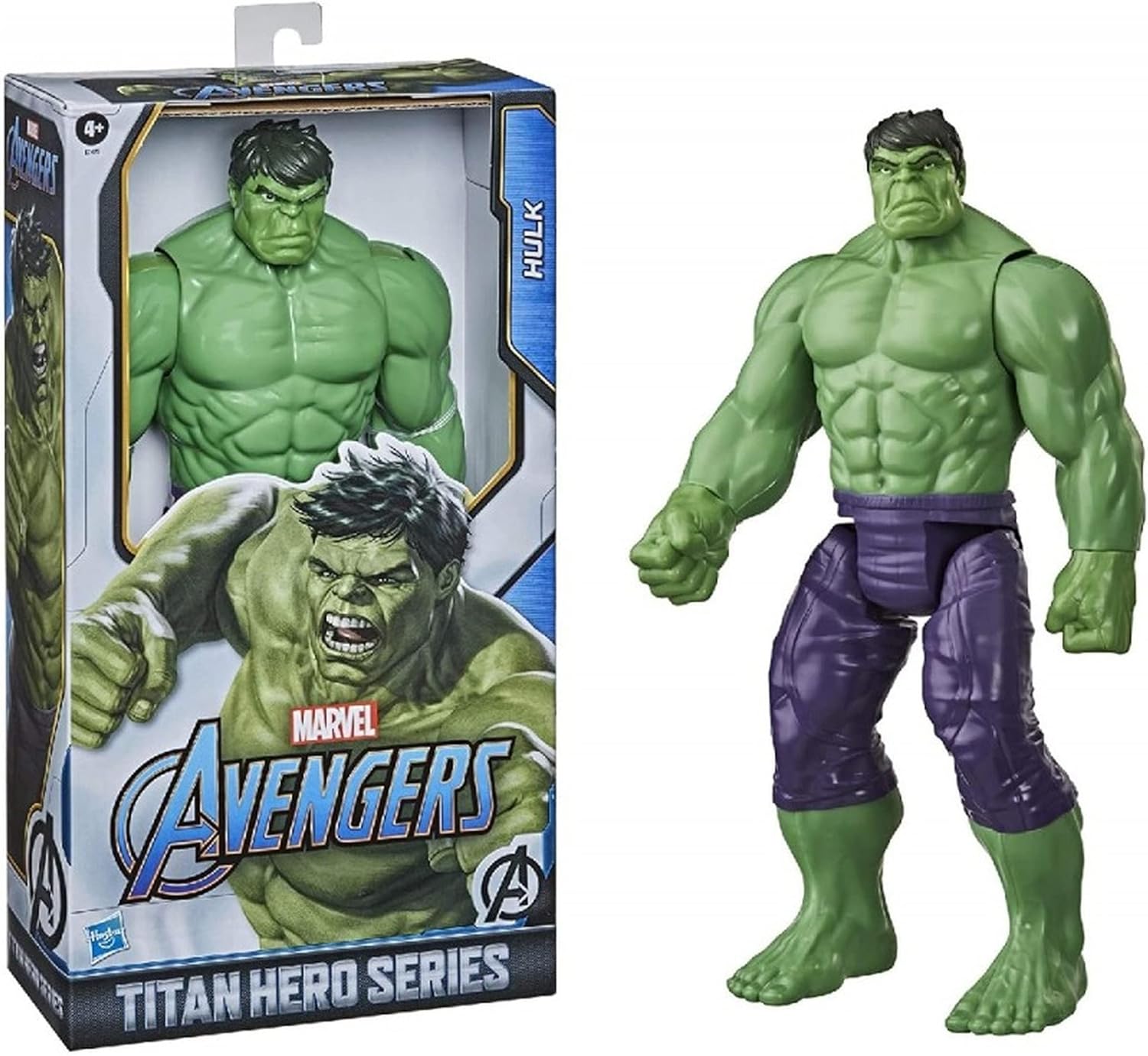 Marvel Avengers Titan Hero Series Blast Gear Deluxe Hulk Action Figure, 30-cm Toy, Inspired ByMarvel Comics, For Children Aged 4 And Up,Green-5