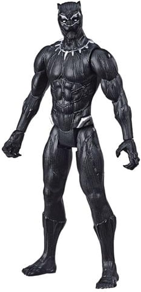 Avengers Marvel Titan Hero Series Collectible 30-cm Black Panther Action Figure, Toy for Ages 4 and Up-0